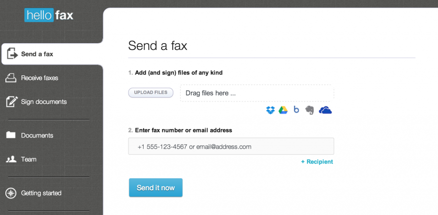 HelloFaxSendFax